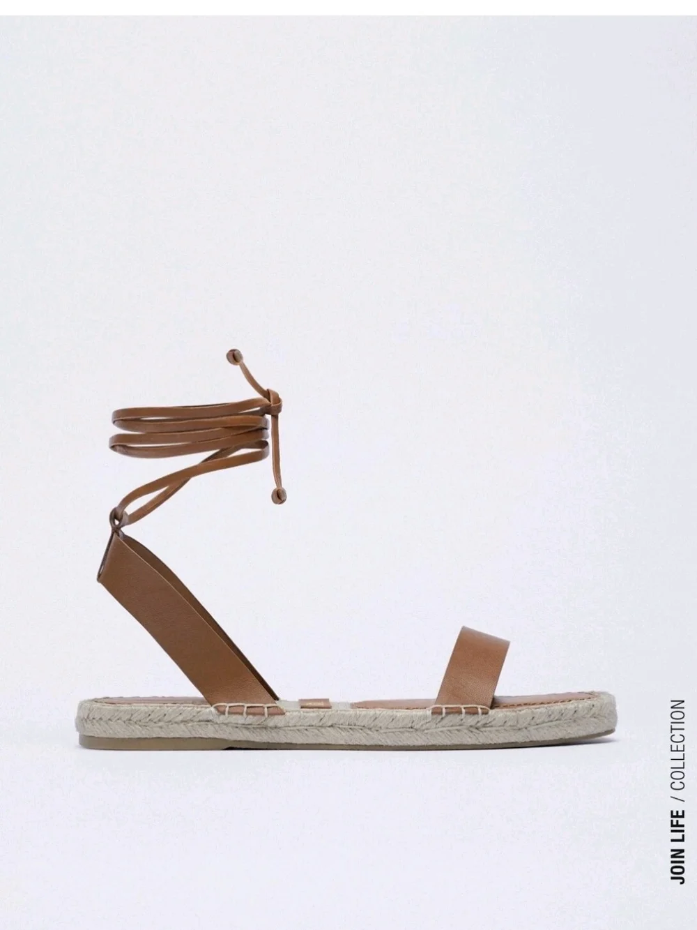 Zara tan leather